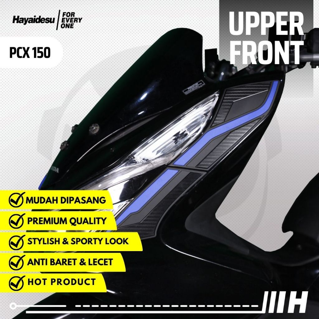 Hayaidesu PCX 150 Body Protector Upper Front Cover New Version