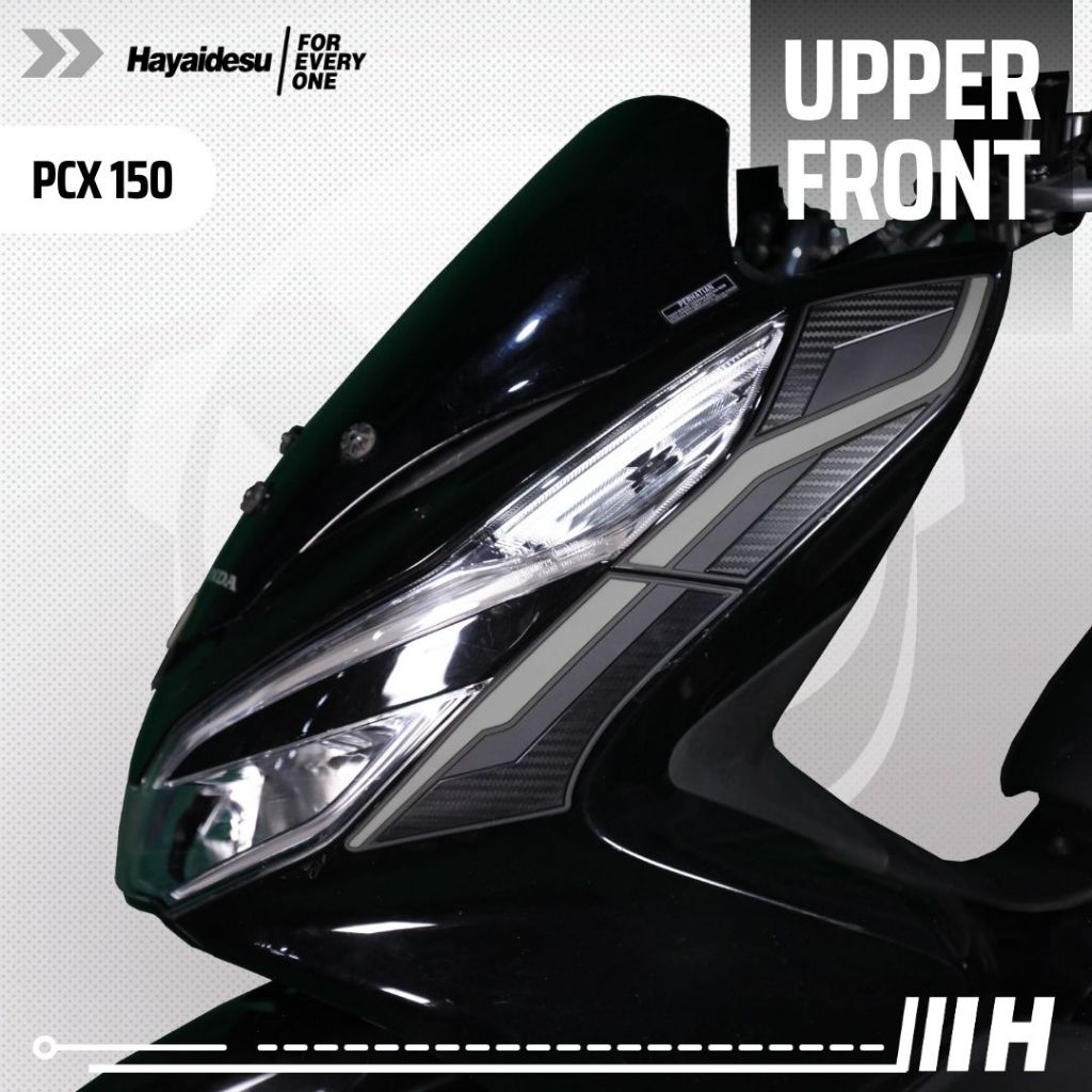 Hayaidesu PCX 150 Body Protector Upper Front Cover New Version