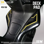 Hayaidesu Deck Pad Protector Cover Honda PCX 150 Aksesoris Decal Variasi Carbon Pelindung Deck