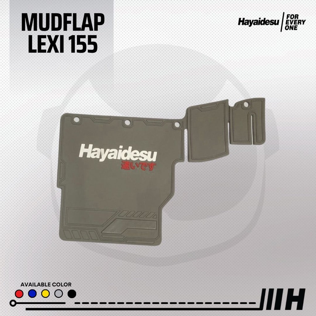 Hayaidesu Mud Flap LEXI LX 155 Penahan Lumpur Mudflap LEXI LX 155