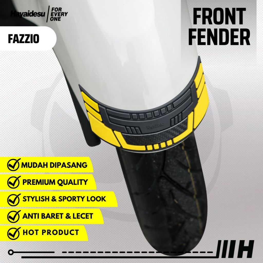 Hayaidesu Body Protector FAZZIO Front Fender Cover