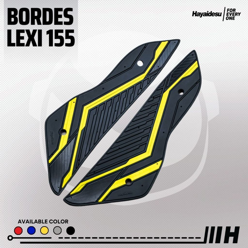 Hayaidesu LEXI 155 Floor Step Boardrest Karpet Motor LEXI 155 Bordes - Premium Quality