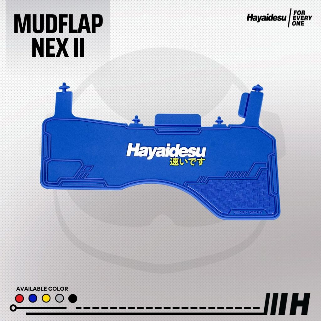 Hayaidesu Mud Flap Suzuki NEX II Penahan Lumpur Motor - Premium