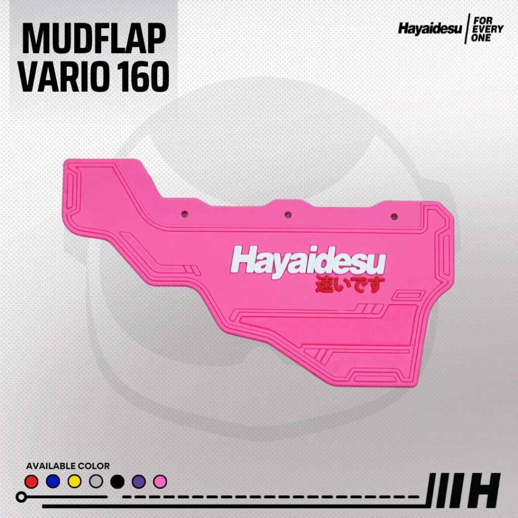 Hayaidesu Mud Flap VARIO 160 Penahan Lumpur - Premium