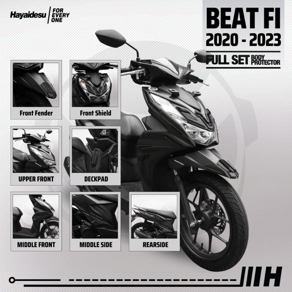 Hayaidesu BEAT 2020-2023 Deluxe/Street Body Protector Full Set Cover