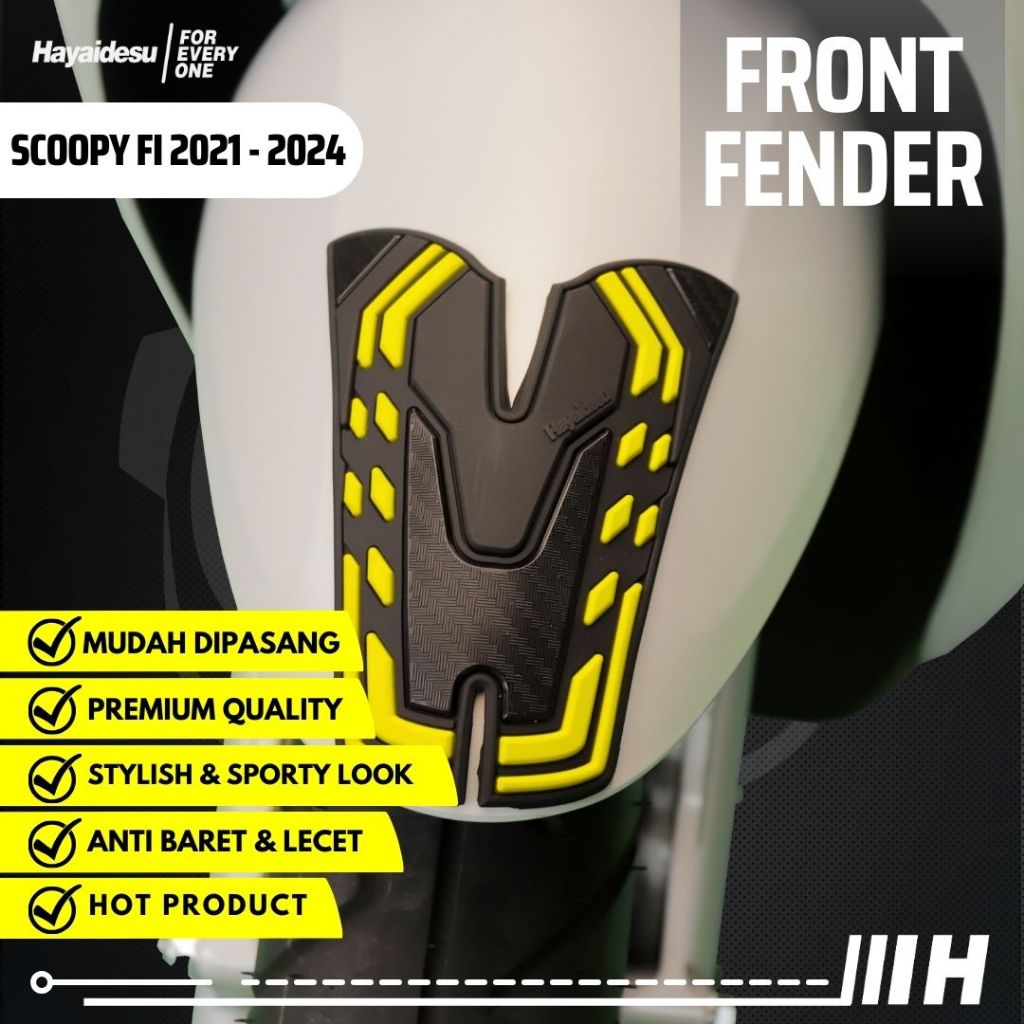 Hayaidesu New Scoopy 2021 - 2024 Body Protector Front Fender Cover