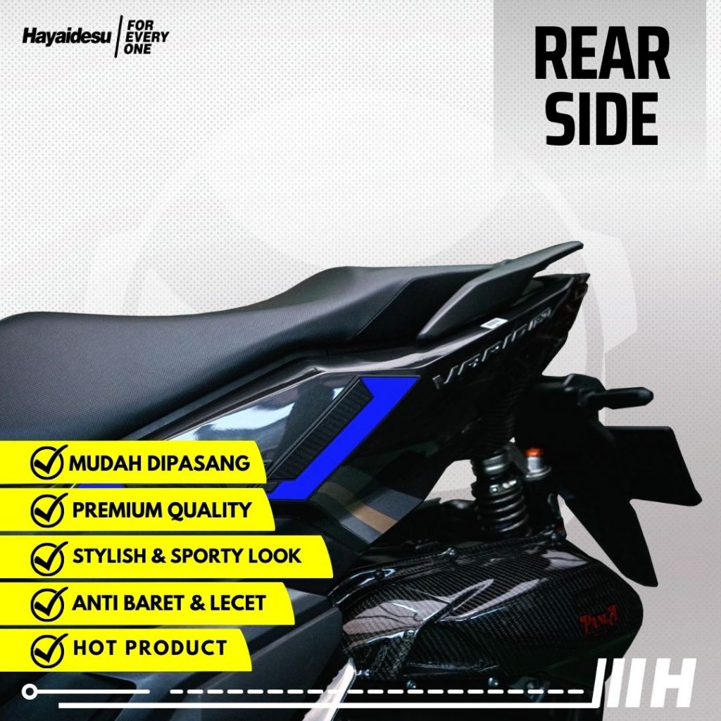 Hayaidesu Vario FI / Click 160 Rear Side Body Protector Cover