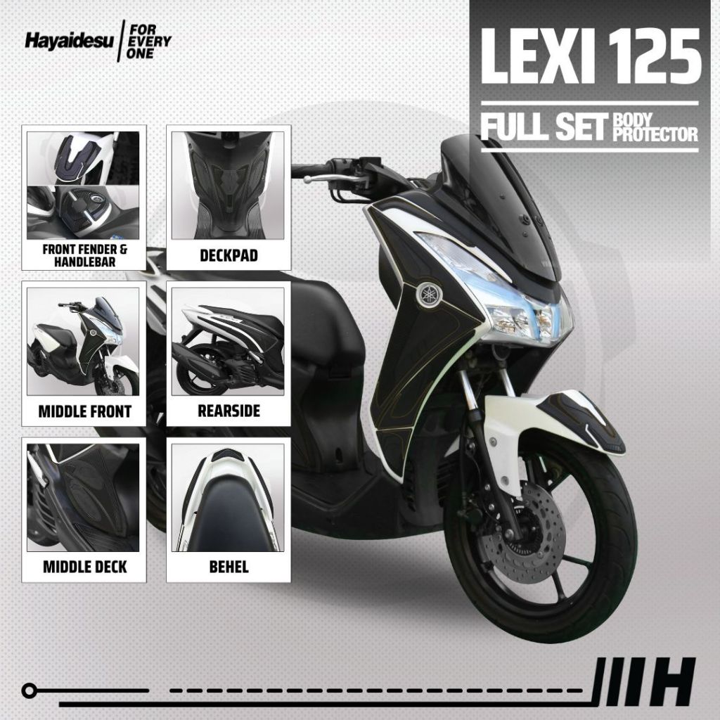 Hayaidesu Body Protector LEXI 125 Full Set Body Cover