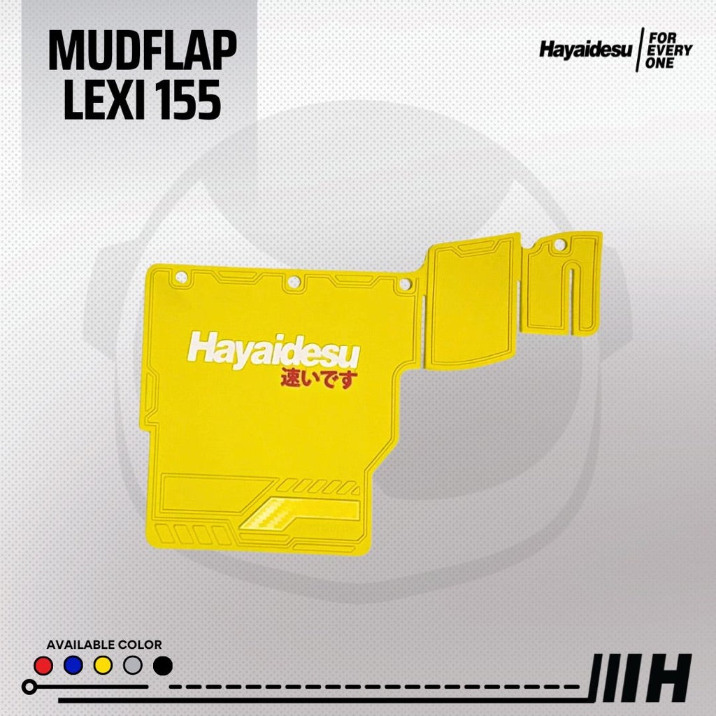 Hayaidesu Mud Flap LEXI LX 155 Penahan Lumpur Mudflap LEXI LX 155