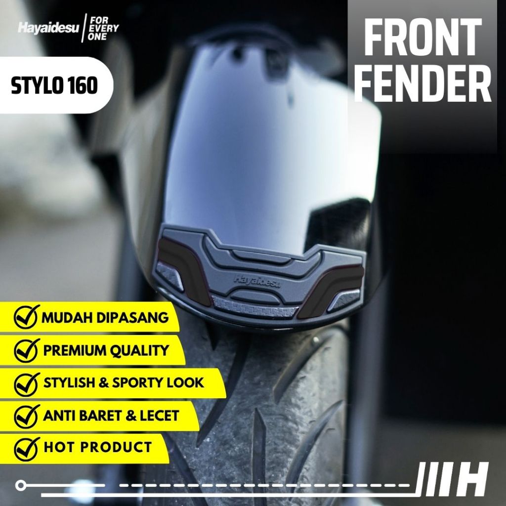 Hayaidesu STYLO 160 Body Protector FRONT FENDER Cover