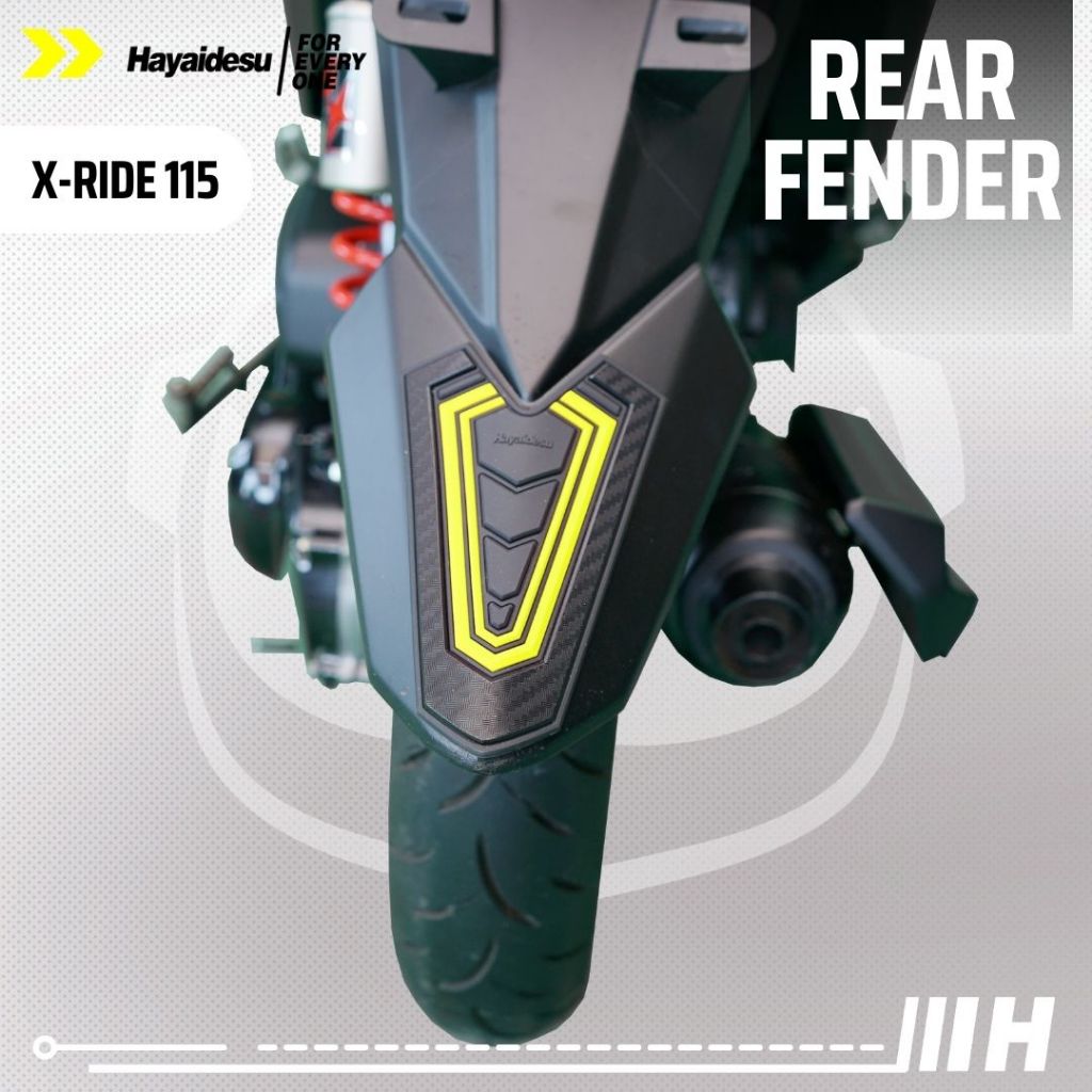Hayaidesu XRIDE 115 Body Protector Rear Fender Cover