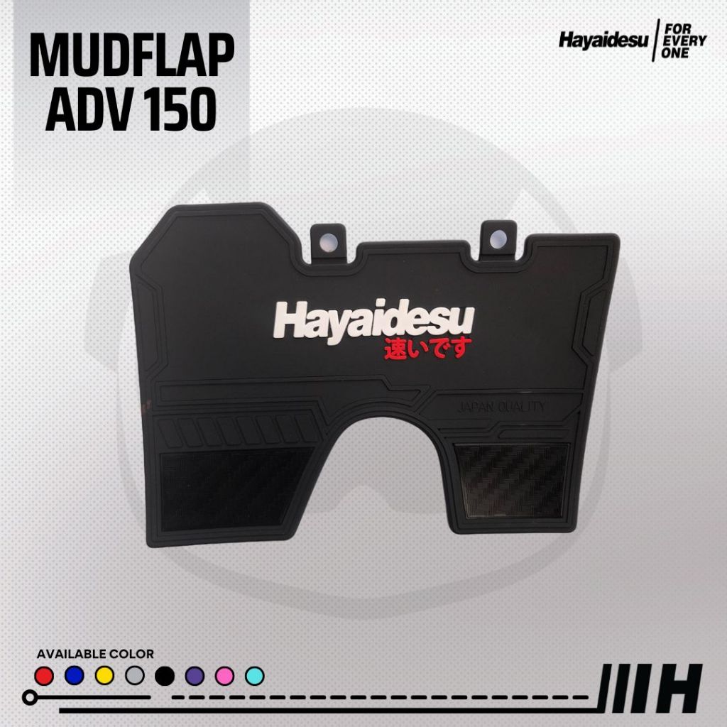 Hayaidesu Honda ADV 150 Mudflap Penahan Lumpur - PREMIUM
