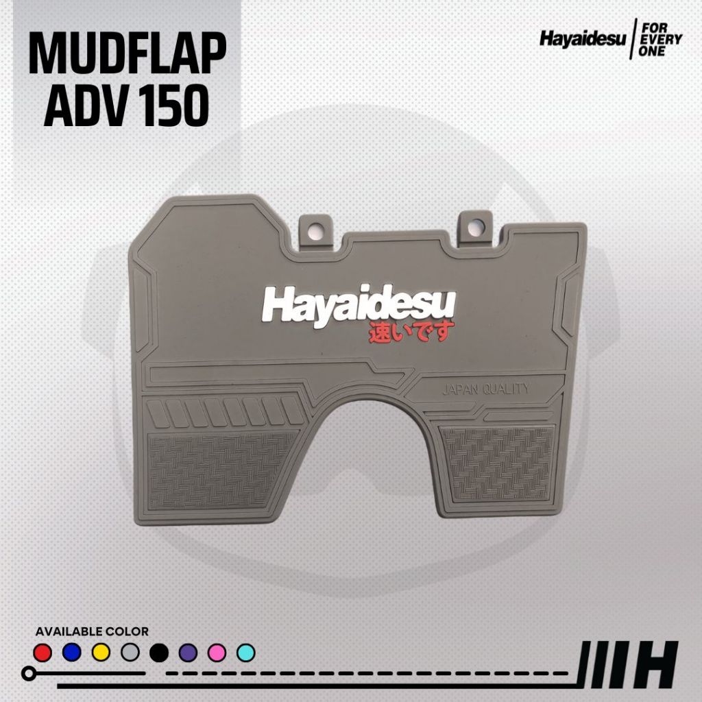 Hayaidesu Honda ADV 150 Mudflap Penahan Lumpur - PREMIUM