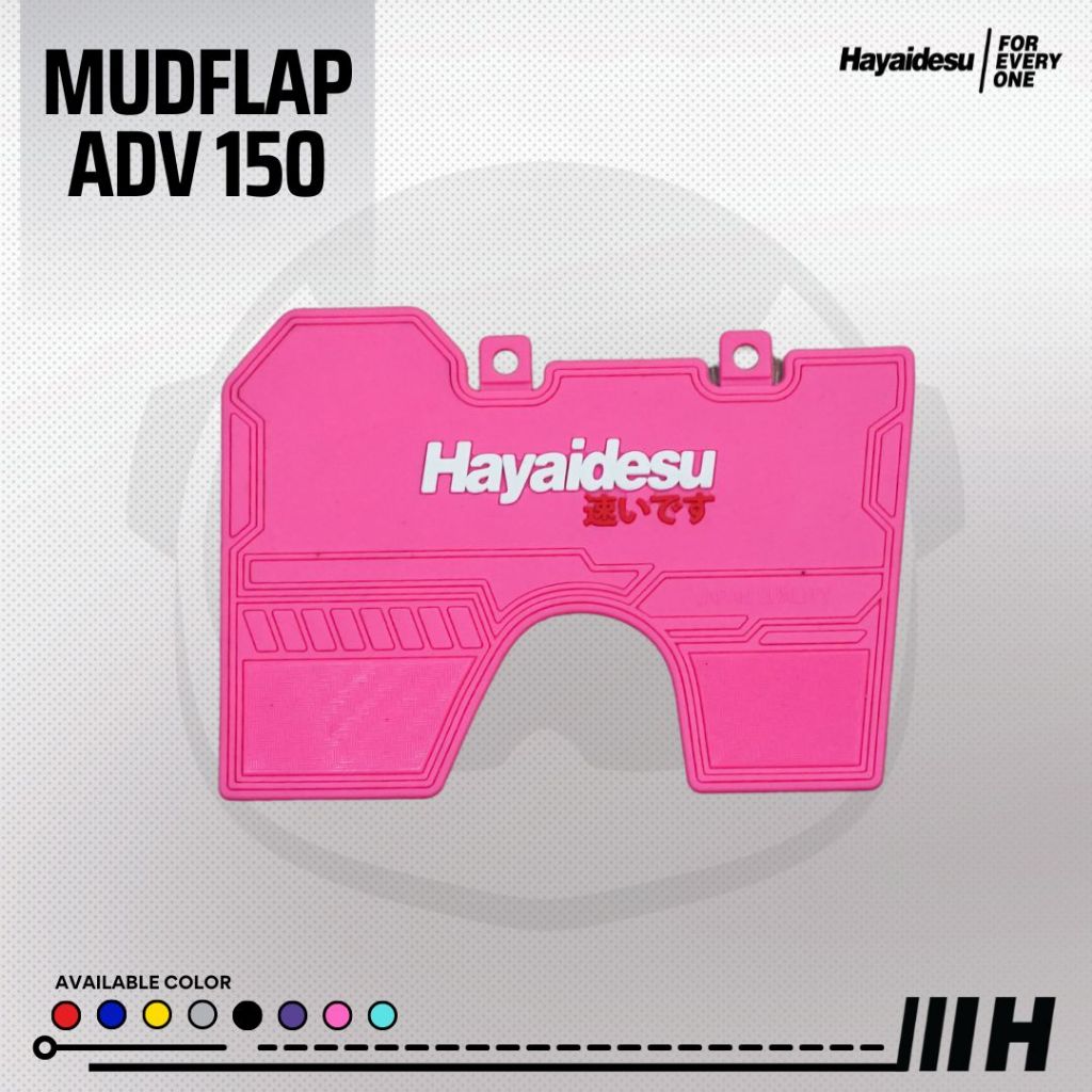 Hayaidesu Honda ADV 150 Mudflap Penahan Lumpur - PREMIUM
