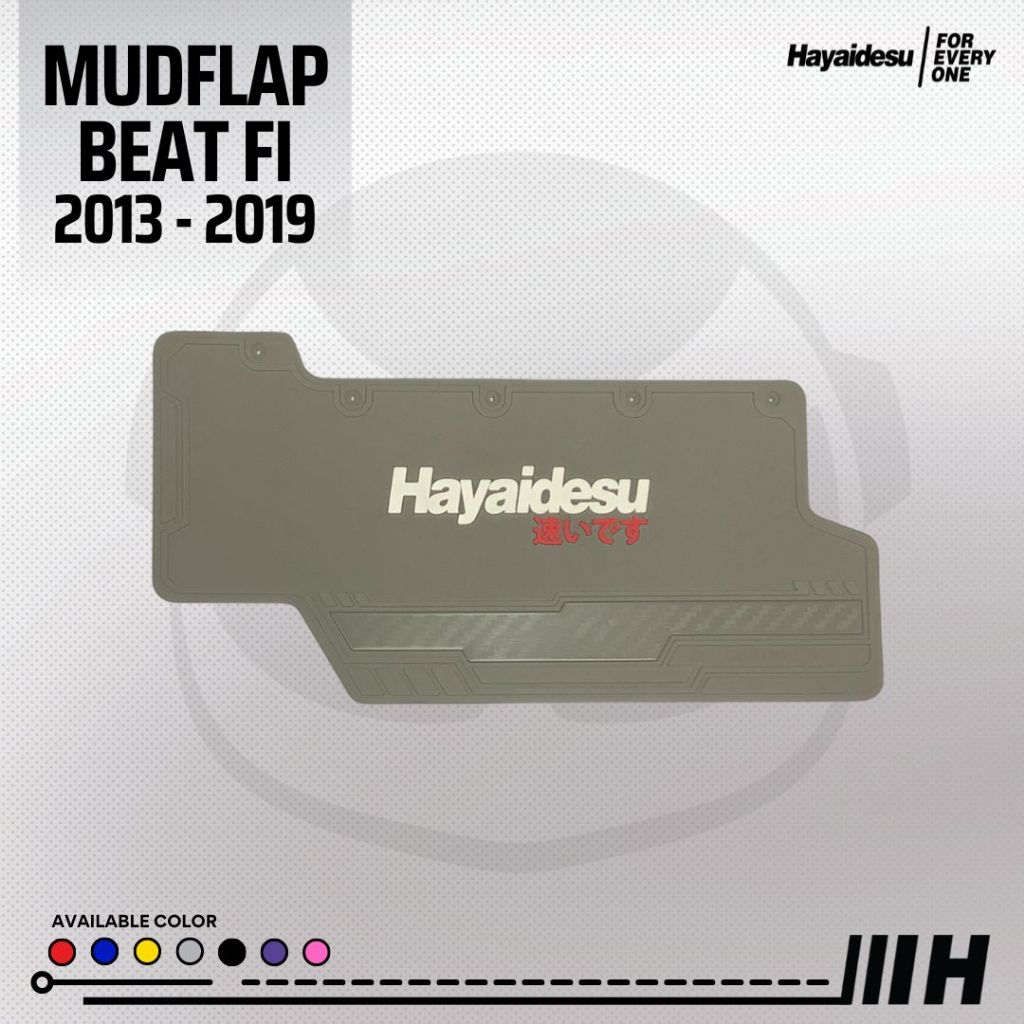 Hayaidesu Mudflap Honda Beat FI 2013-2019 / Vario 110 Fi Penahan Lumpur - PREMIUM