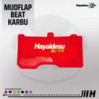 Hayaidesu Mudflap Honda BEAT CARB Karbu Aksesoris Variasi Penahan Lumpur - PREMIUM