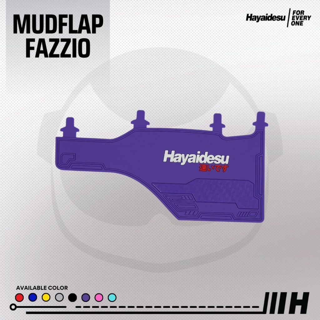 Hayaidesu Mudflap Fazzio & Gear Ultima Penahan Lumpur - Premium Quality
