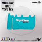 Hayaidesu Mud Flap FINO FI 115 & 125 Aksesoris Variasi Penahan Lumpur