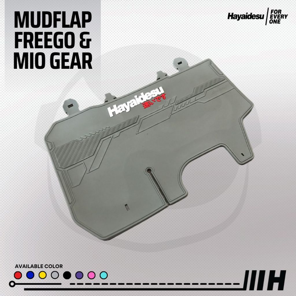 Hayaidesu MudFlap FREEGO / Mio GEAR Penahan Lumpur FREEGO / Mio GEAR Aksesoris Variasi