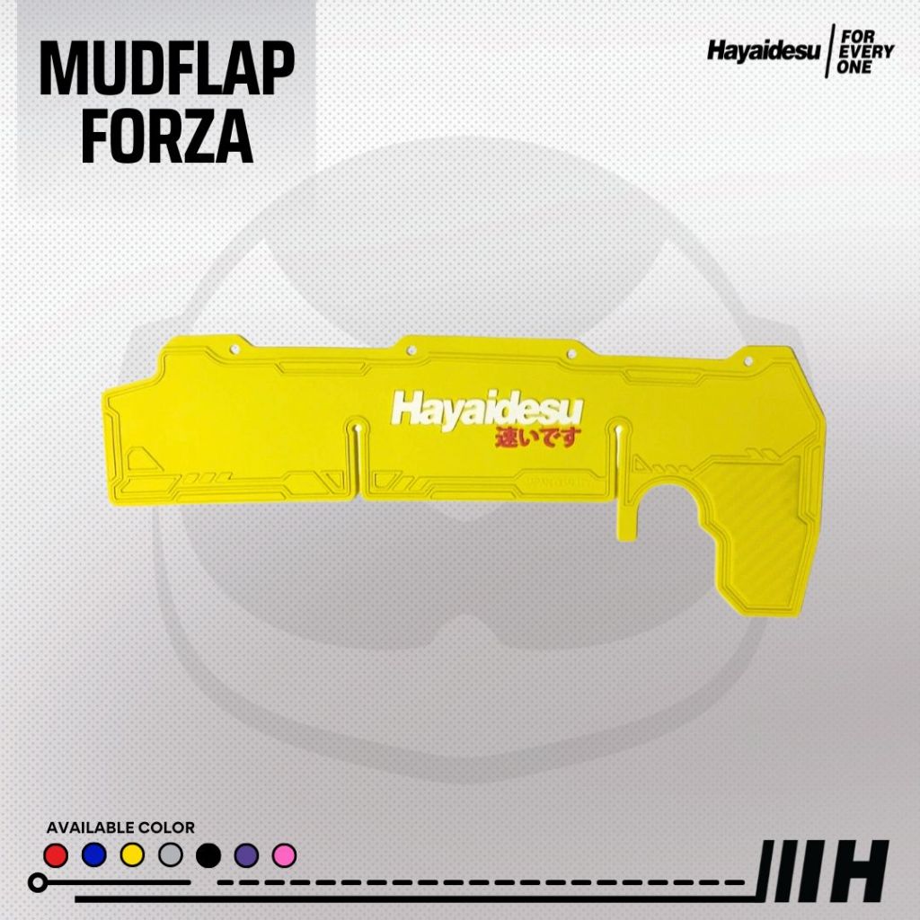 Hayaidesu Mud Flap Penahan Lumpur FORZA - Premium Quality