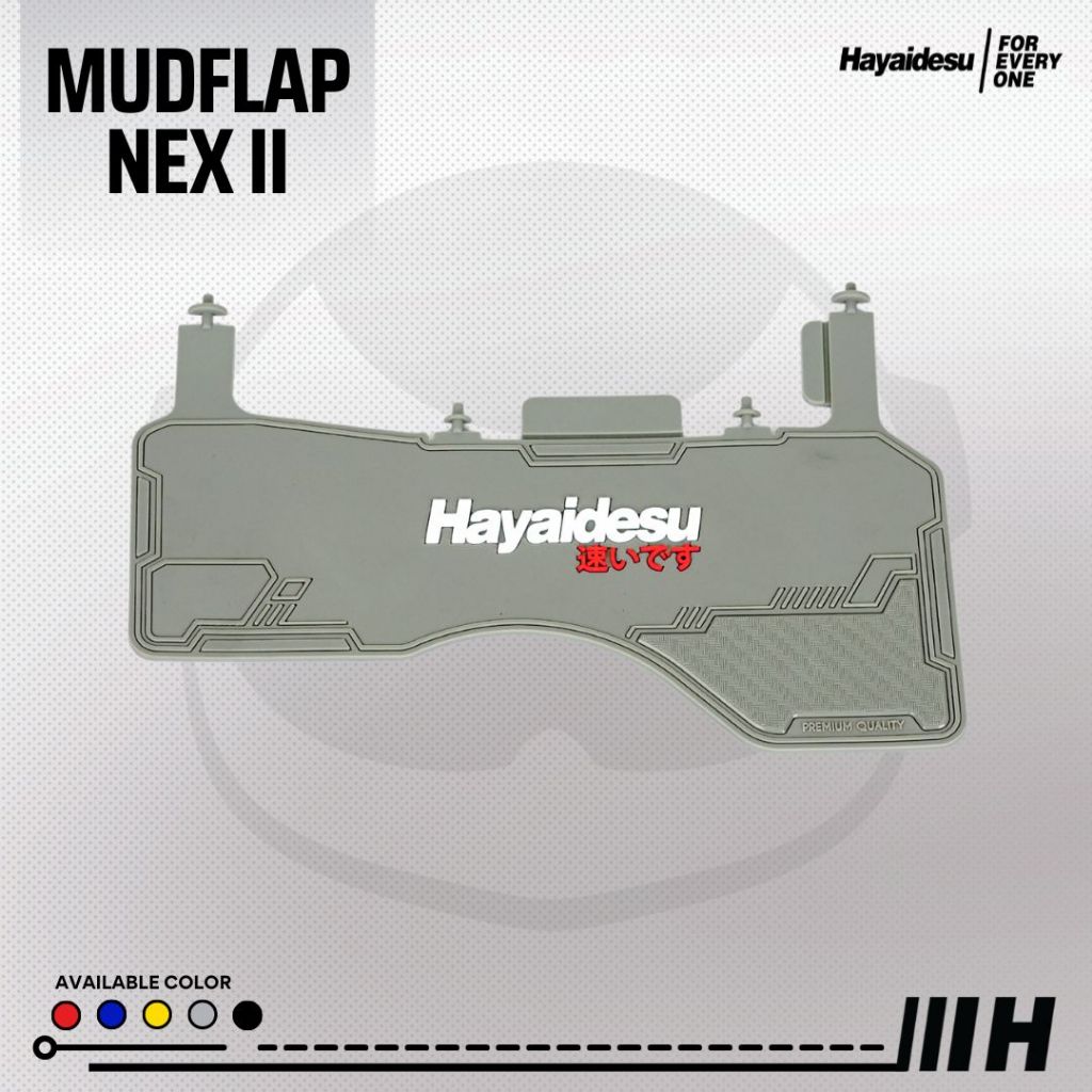 Hayaidesu Mud Flap Suzuki NEX II Penahan Lumpur Motor - Premium