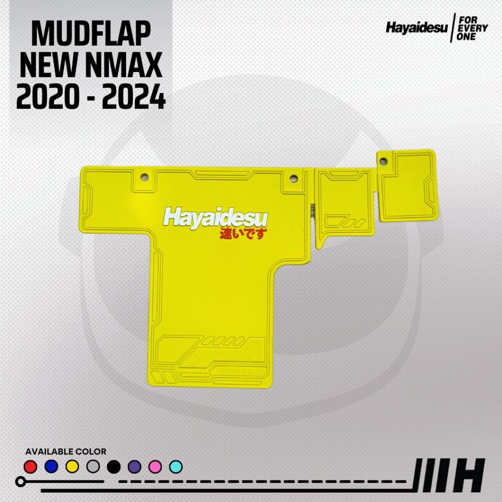 Hayaidesu All New Nmax 2020-2023 Mudflap Penahan Lumpur - PREMIUM