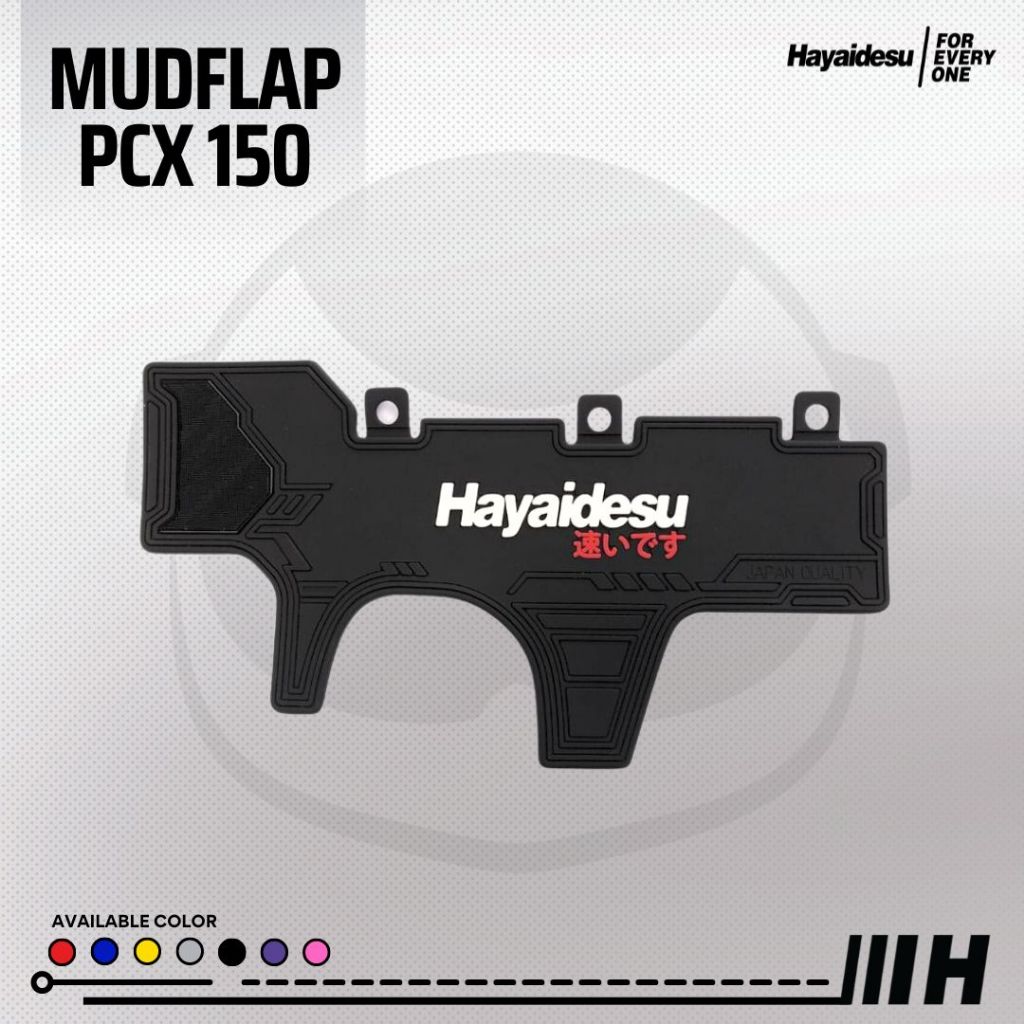 Hayaidesu PCX 150 Mudflap Penahan Lumpur - PREMIUM