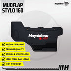 Hayaidesu Mud flap STYLO 160 Penahan Lumpur - PREMIUM