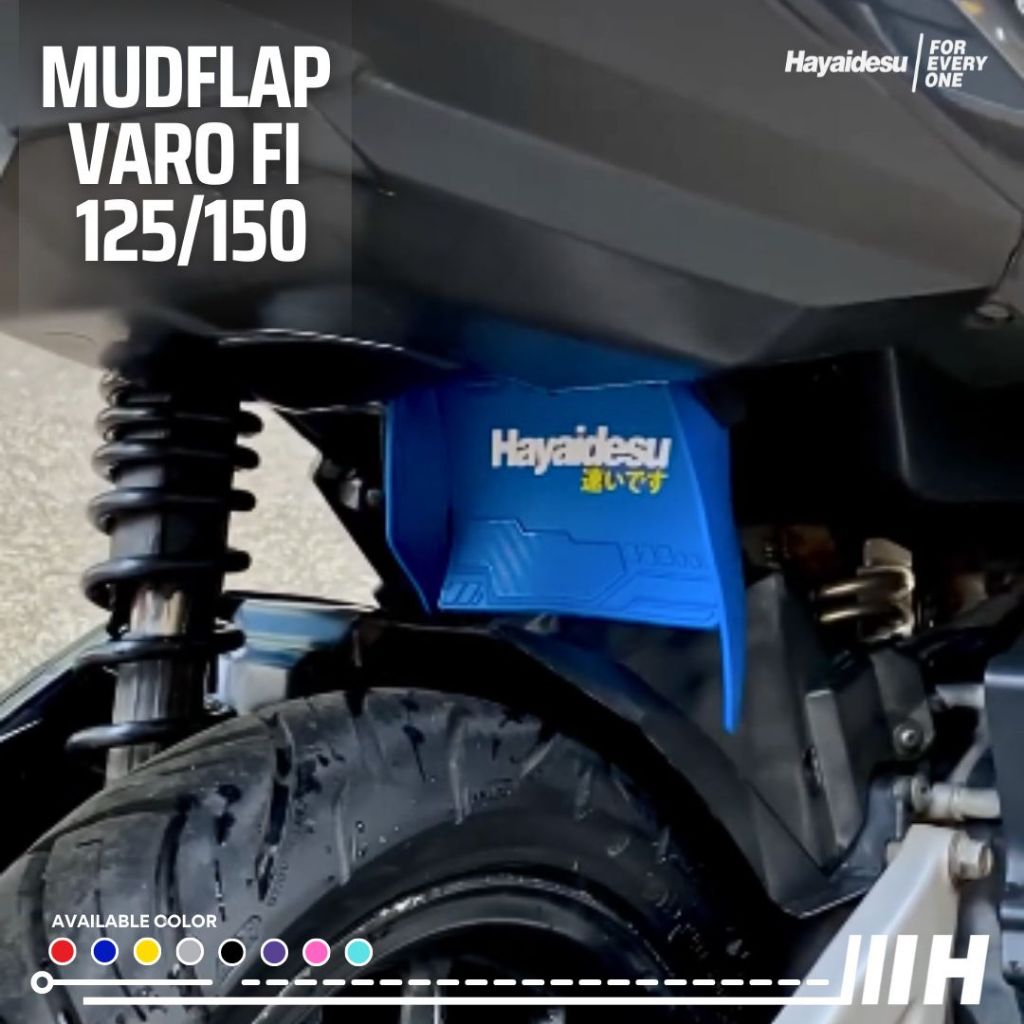 Hayaidesu Mudflap Vario Click 125/150 FI (2015-2025) Penahan Lumpur - PREMIUM