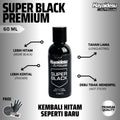 Hayaidesu Super Black/Penghitam Body Plastik Motor