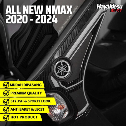 Hayaidesu All New NMAX 2020-2023 Middle Front Cover Variasi Body Protector Aksesoris Motor