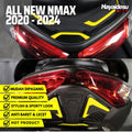 Hayaidesu All New NMAX 2020-2024 Upper & Lower Stop Lamp Cover Variasi Body Protector Aksesoris Motor