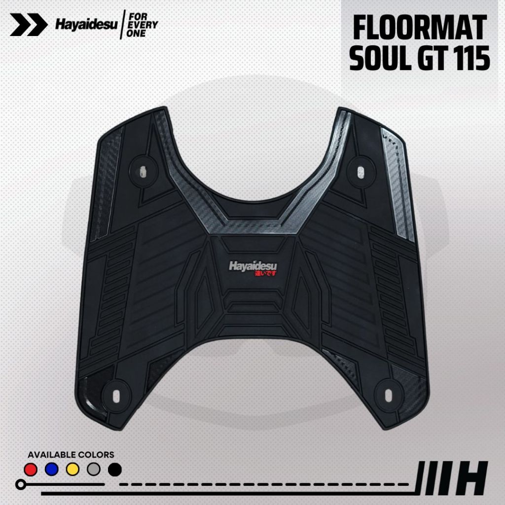 Hayaidesu Karpet Motor Floor Mat Mio Soul GT 115 - Premium Quality