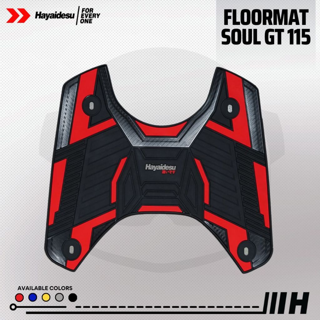 Hayaidesu Karpet Motor Floor Mat Mio Soul GT 115 - Premium Quality