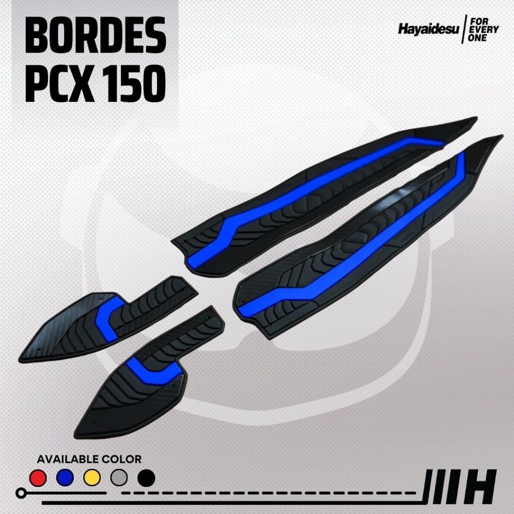 Hayaidesu PCX 150 Step Floor Boardrest Karpet Motor PCX 150 Bordes -  Premium Quality