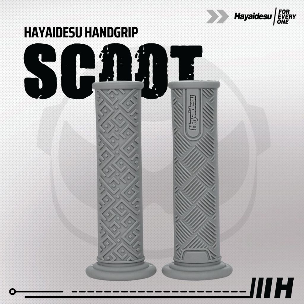Hayaidesu Handgrip SCOOT Vespa Matic - Hand Grip Primavera , Sprint , GTS , Stylo , Fazzio , Filano , Scomadi, Royal Alloy