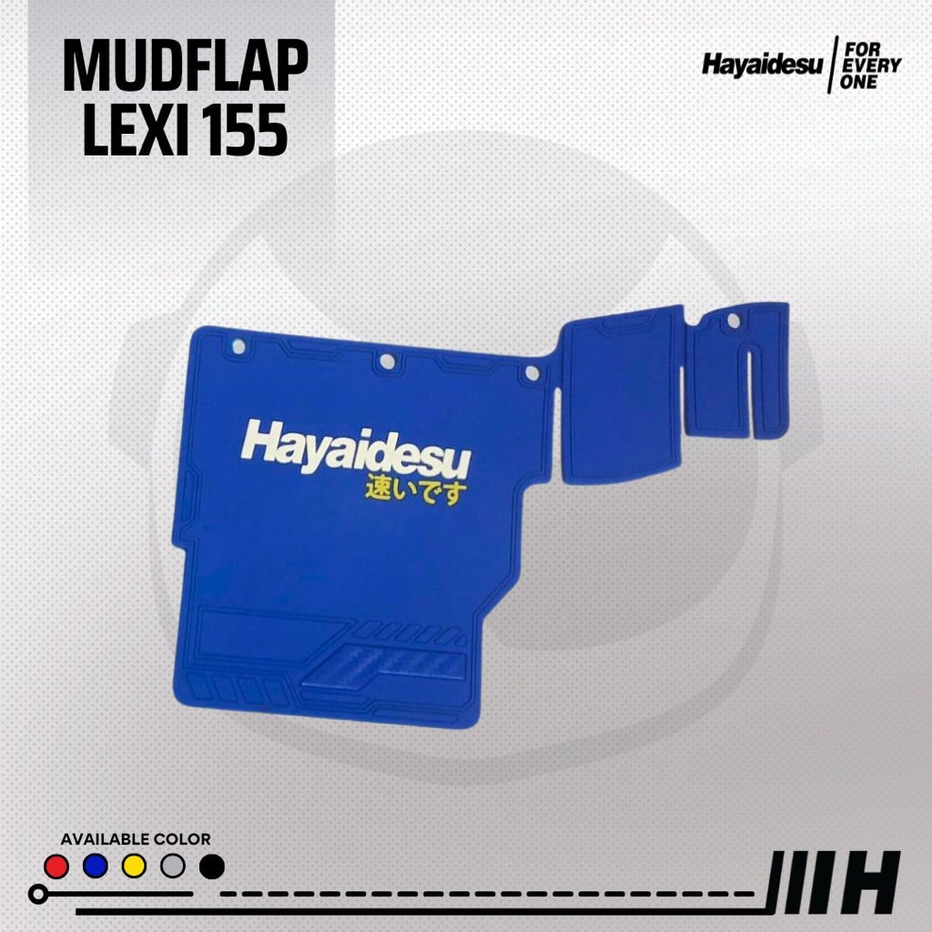 Hayaidesu Mud Flap LEXI LX 155 Penahan Lumpur Mudflap LEXI LX 155