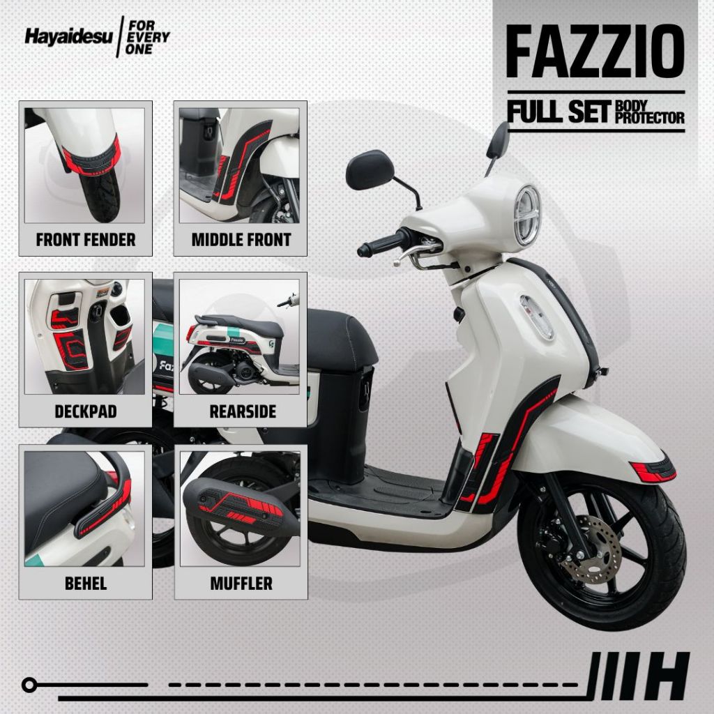 Hayaidesu Body Protector FAZZIO Full Set Cover