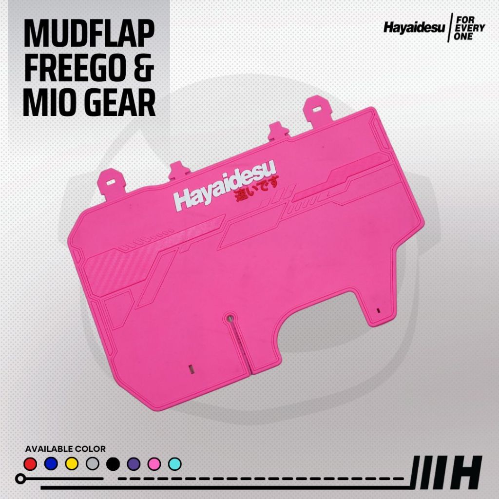 Hayaidesu MudFlap FREEGO / Mio GEAR Penahan Lumpur FREEGO / Mio GEAR Aksesoris Variasi
