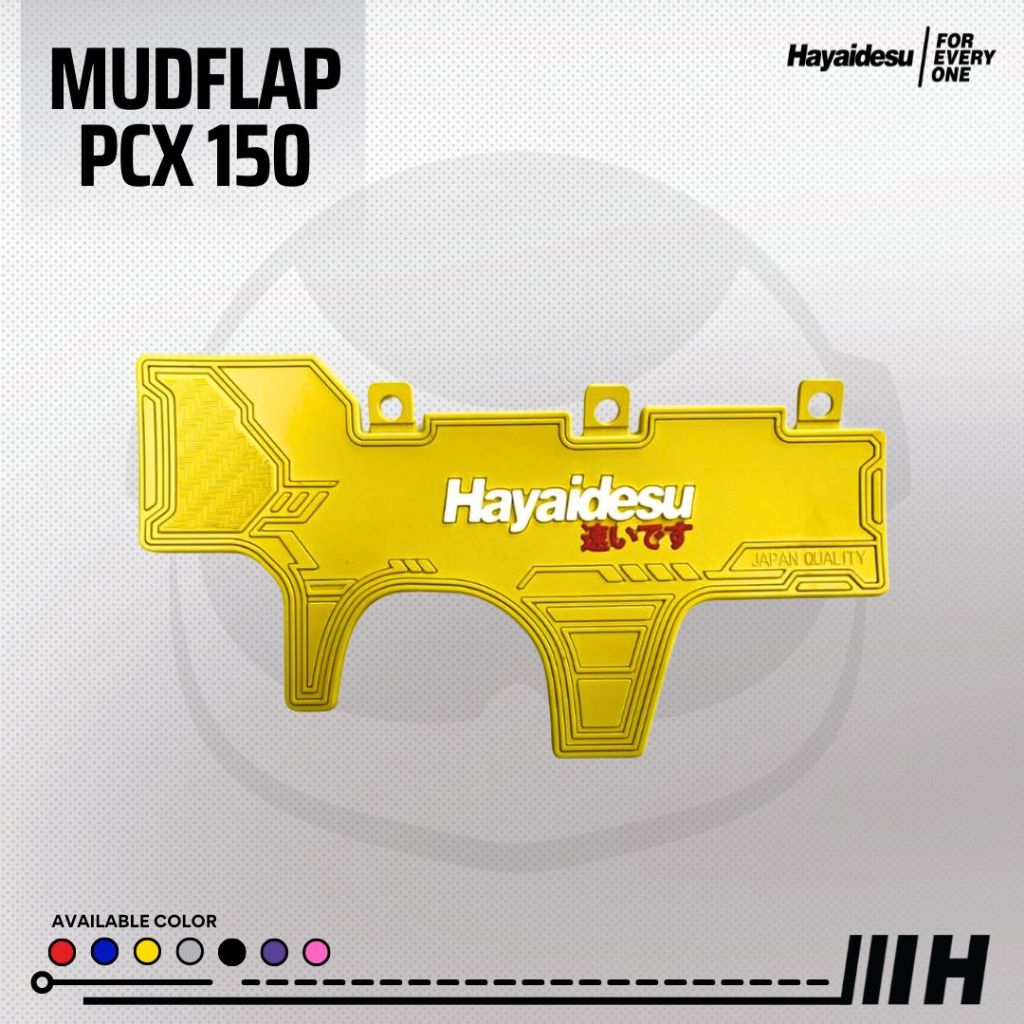 Hayaidesu PCX 150 Mudflap Penahan Lumpur - PREMIUM
