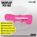 Hayaidesu Mud Flap PCX 160 (2021-2025) Penahan Lumpur Kepet Aksesoris Variasi