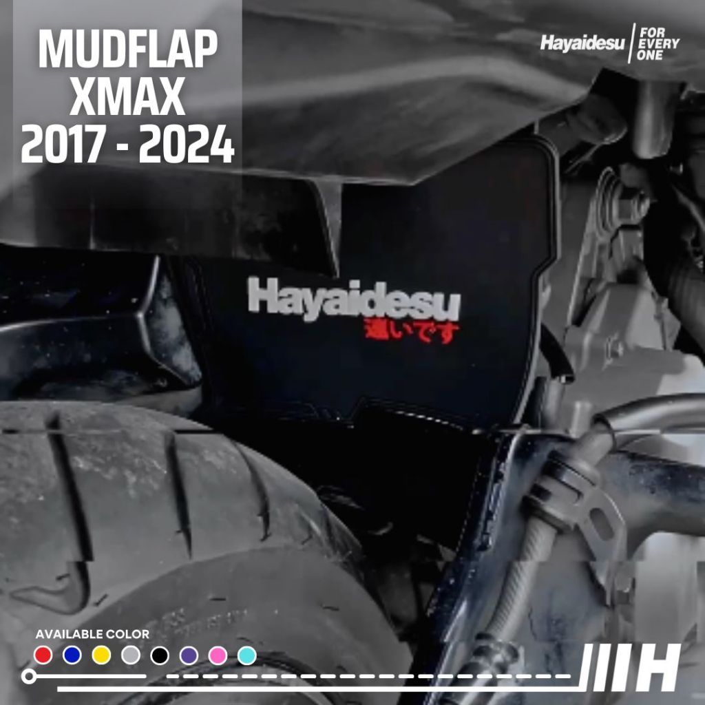 Hayaidesu Mudflap Yamaha Xmax Penahan Lumpur - Premium Quality