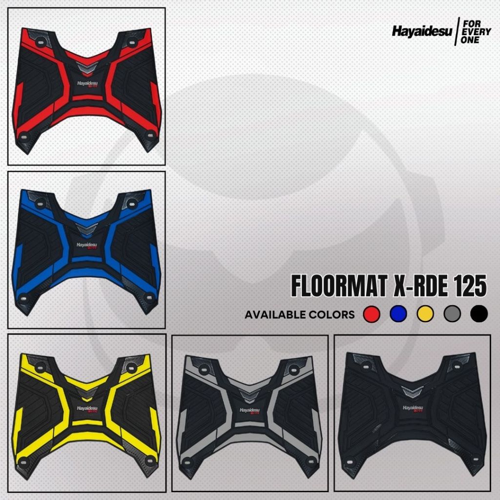 Hayaidesu Karpet Motor Floor Mat Yamaha X-RIDE 125 - Premium Quality
