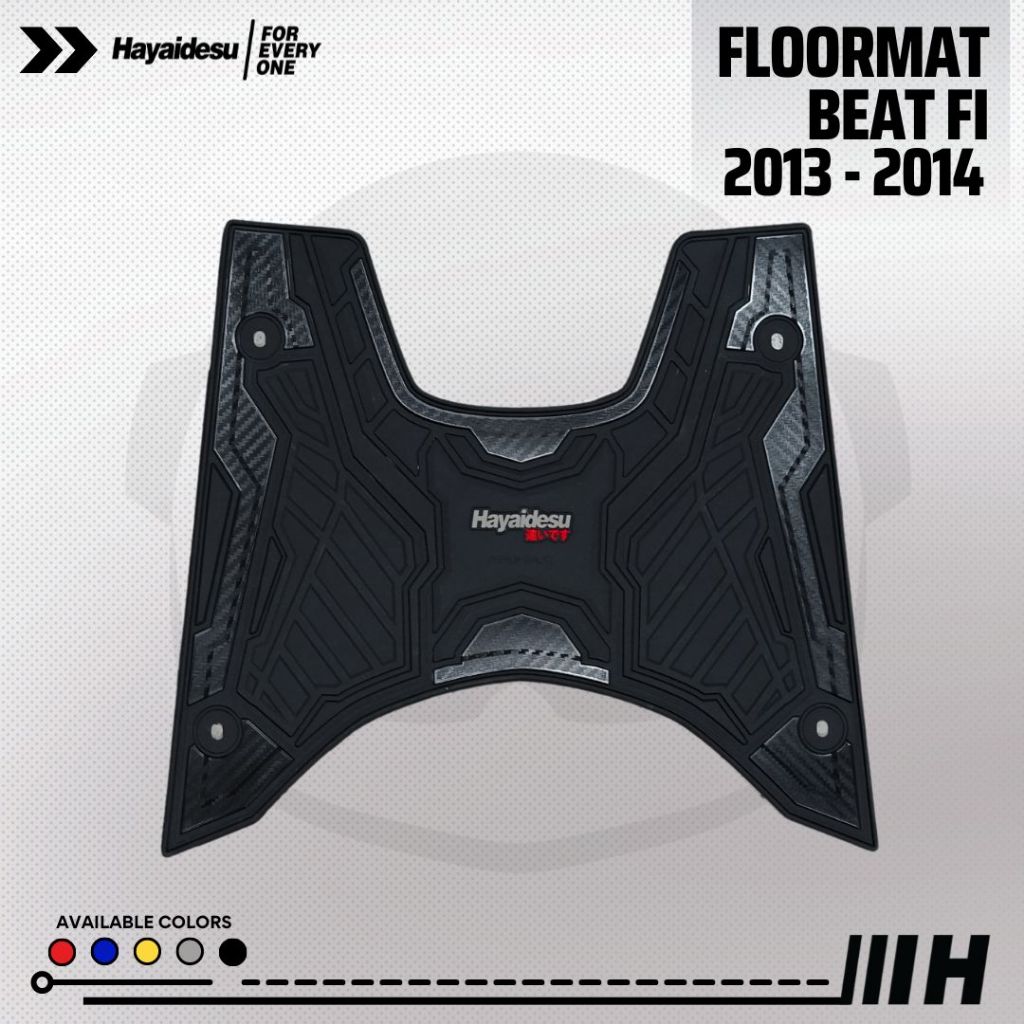 Hayaidesu Karpet Motor Floor Mat Honda Beat FI (2013-2014) - Premium Quality