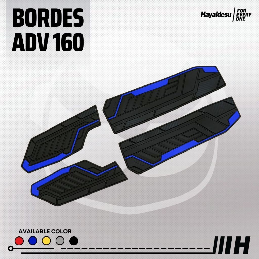 Hayaidesu Floor Step Boardrest Karpet Motor ADV 160 (2022-2025) Bordes -  Premium Quality