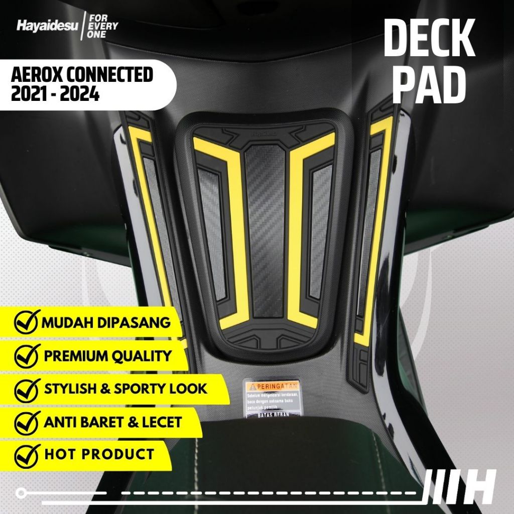 Hayaidesu AEROX Connected 2021-2024 Body Protector Deck Pad