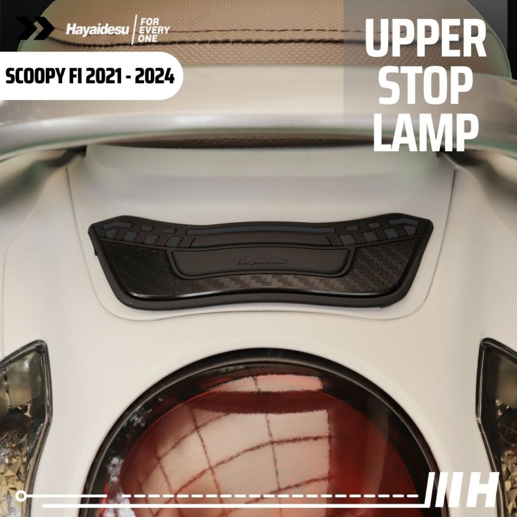 Hayaidesu New Scoopy 2021 - 2024 Body Protector Upper Stop Lamp Cover