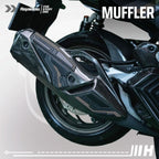 Hayaidesu Vario FI / Click 160 Muffler Knalpot Body Protector Cover