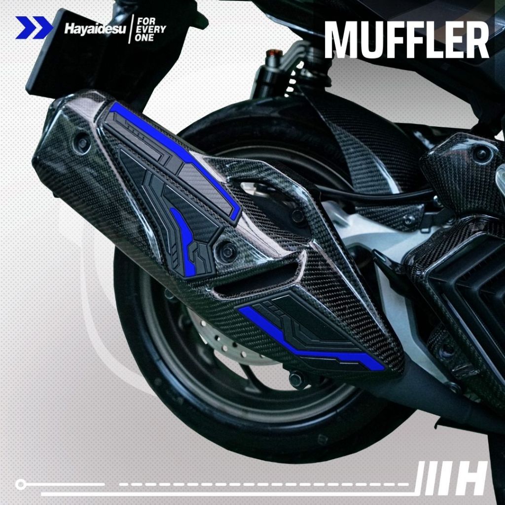Hayaidesu Vario FI / Click 160 Muffler Knalpot Body Protector Cover