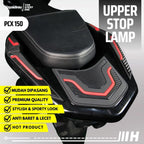 Hayaidesu Upper Stop Lamp & Behel Protector Cover Honda PCX 150 Aksesoris Decal Variasi Carbon